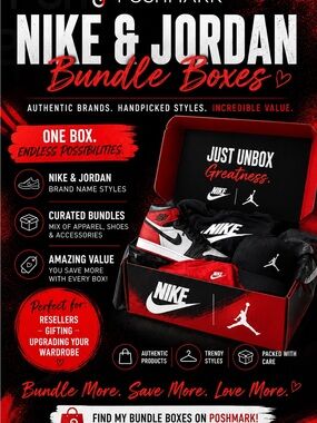 Nike Black, Red & White Apparel and Shoes Bundle